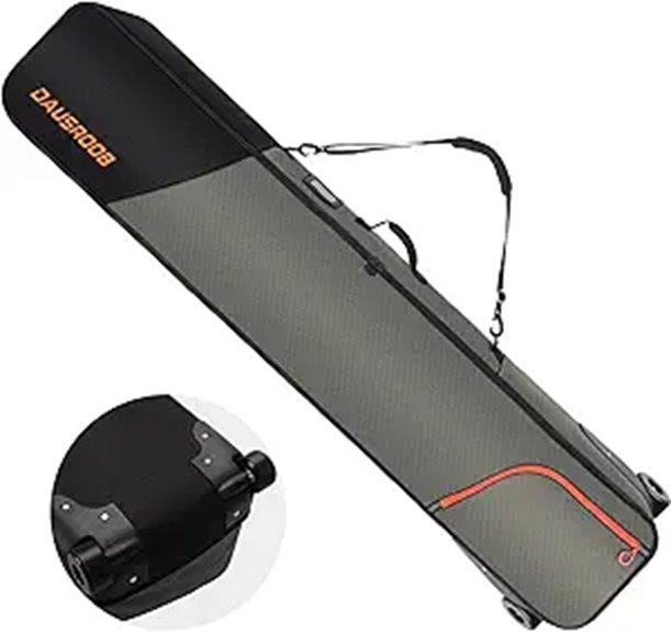 The Most Durable Snowboard Bags with Wheels 7 wheeled waterproof snowboard bag