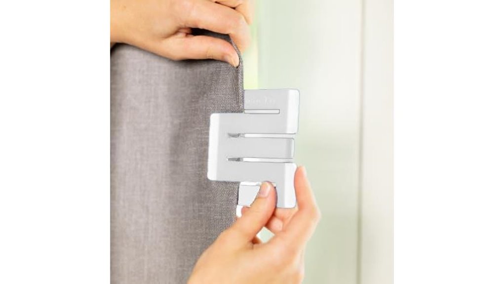 Best Curtain Clips for Hotel Rooms That Block Light Gaps 2 white blackout sleep clip