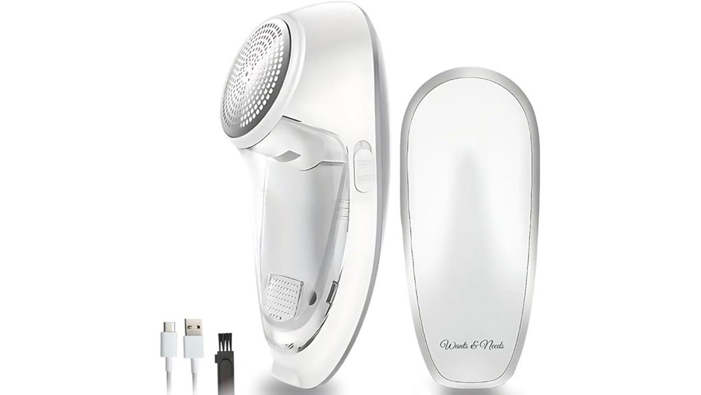 Best USB‑Rechargeable Fabric Shavers That Make Travel Easy 11 white rechargeable fabric shaver