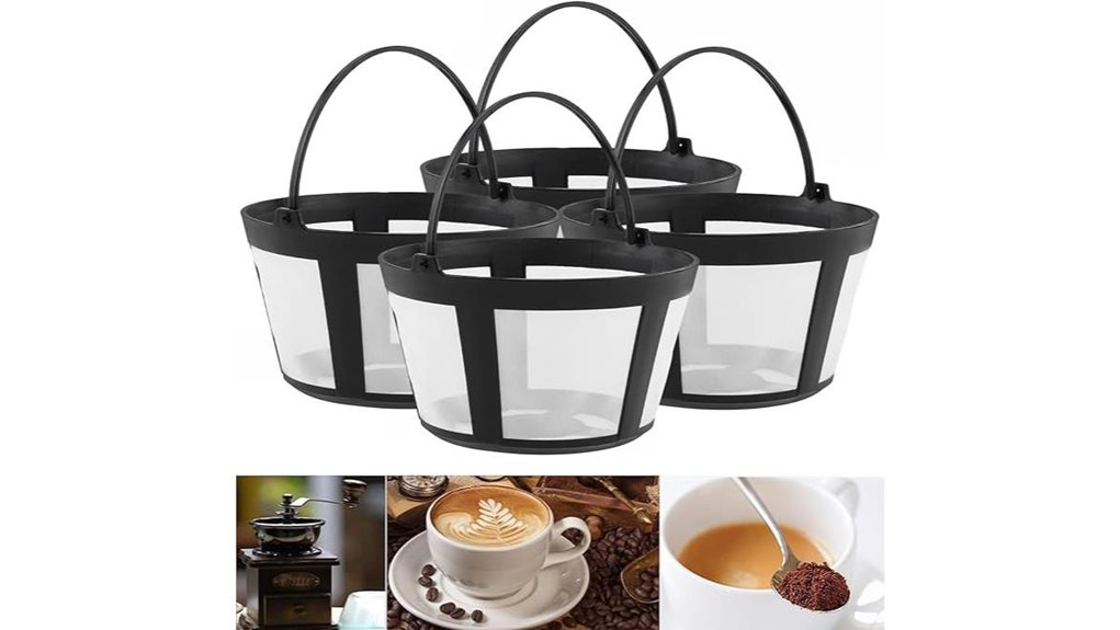 Best Reusable Coffee Filters Worth Buying 7 white reusable filter baskets