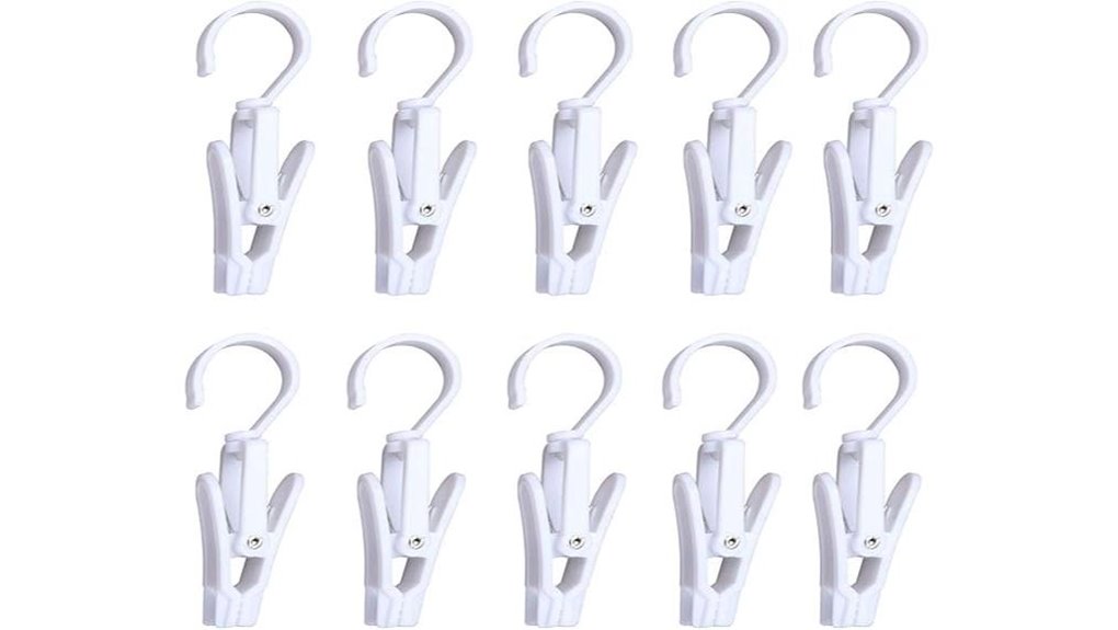 white swivel strong hooks