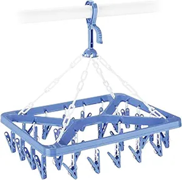 Top Shower Shoe Drying Hooks (Clip-On) That Won’t Fall Off 6 whitmor 26 clip hanging rack