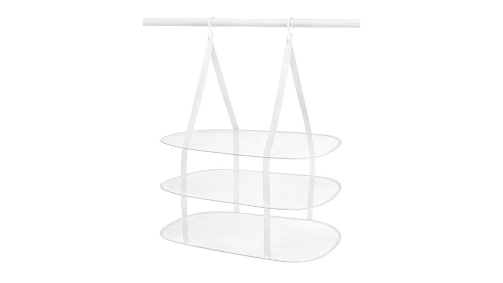 Best Fold-Flat Drying Racks for Compact Travel Apartments 8 whitmor pop fold dryer white