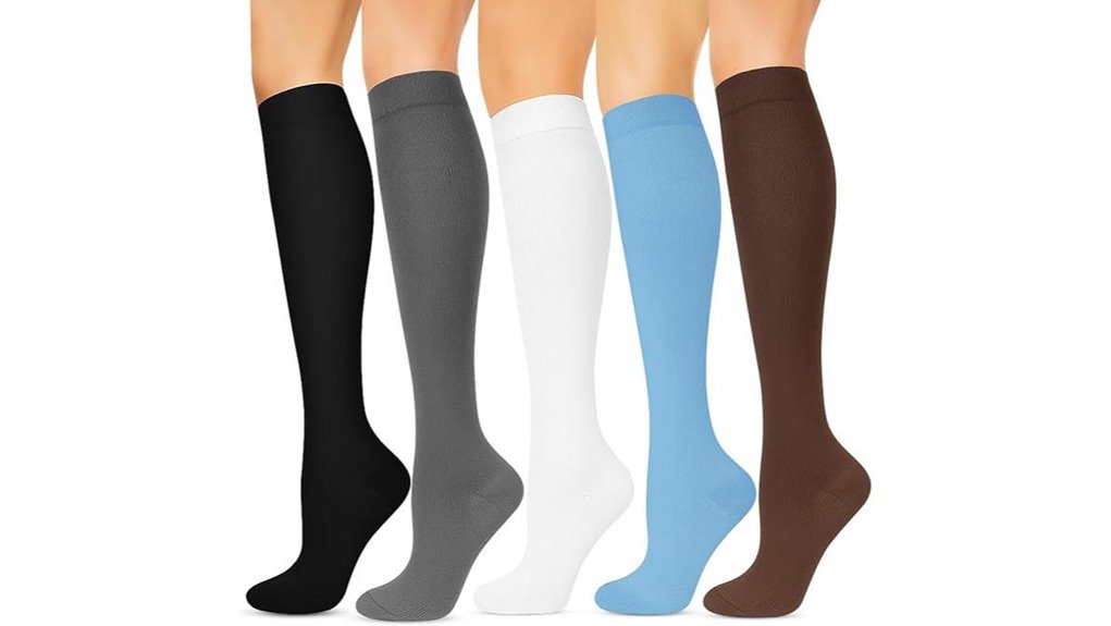 Best Compression Socks for Long Bus Rides (Graduated Fit) 10 wide calf socks 15 20mmhg