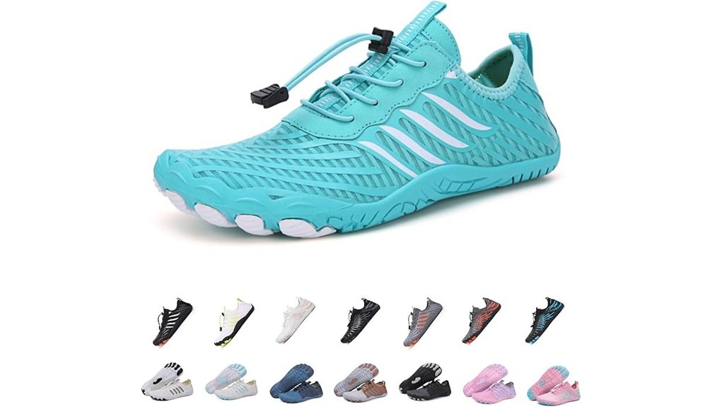 wide toe non slip hiking