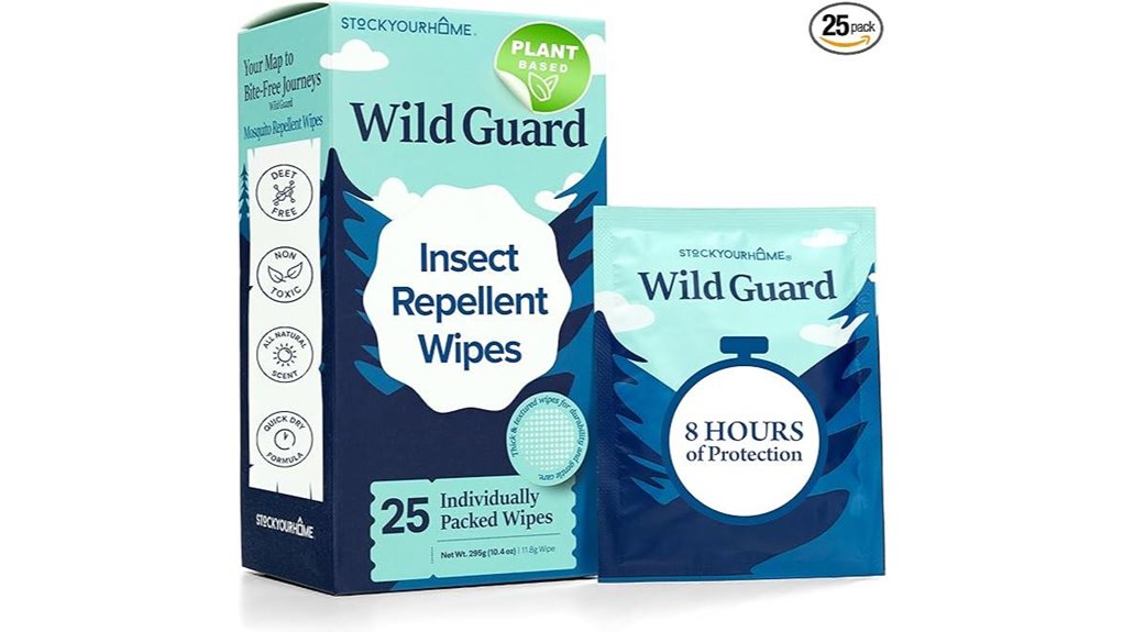 Leak‑Proof Mosquito Repellents for Travel: Wipes vs. Spray 2 wild guard mosquito 25 wipes