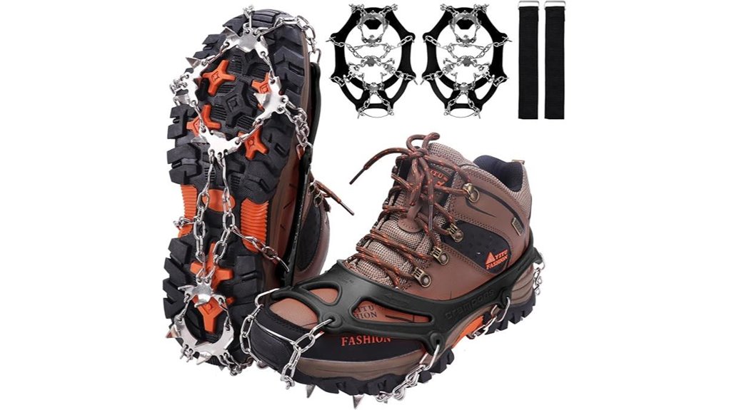 Best Crampons for Winter Hiking (Microspikes) Keep You Safe 6 win max 19 steel crampons