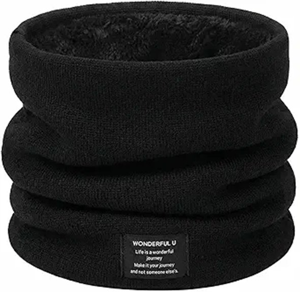 wind block thermal fleece gaiter