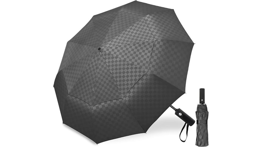 Travel-Friendly Umbrellas for Tall People (Extra Canopy) Best 12 windproof 46 62 upf 50 umbrella