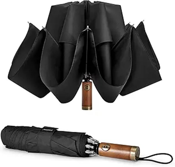 windproof auto open golf umbrella
