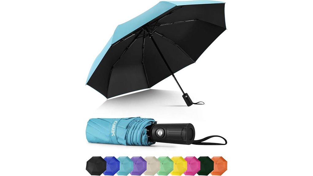 windproof automatic travel umbrella