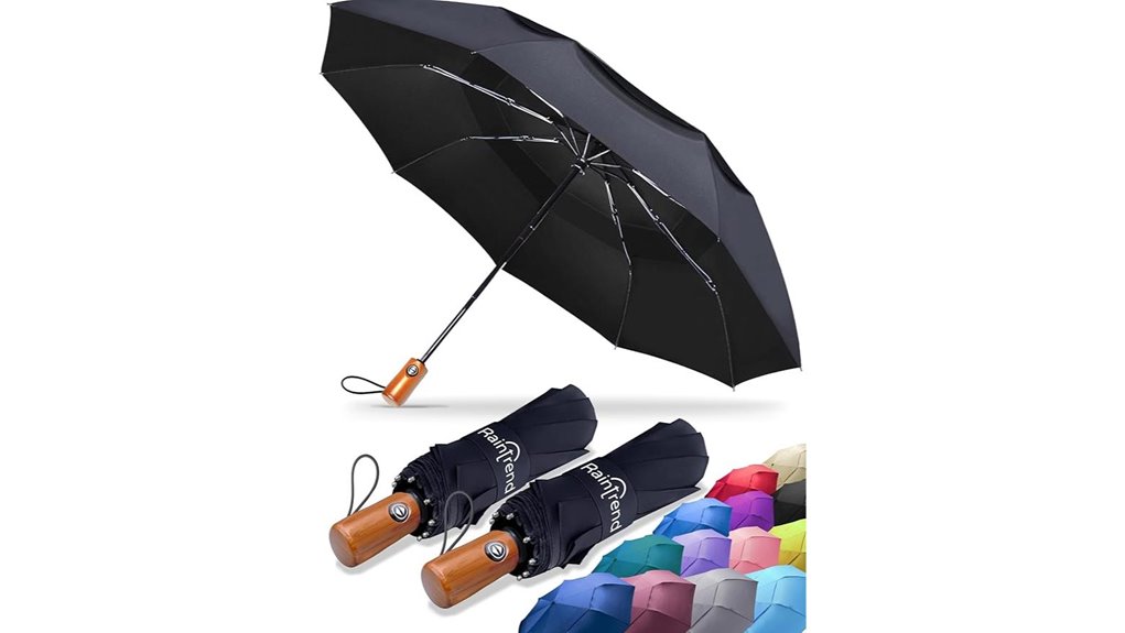 Travel-Friendly Umbrellas for Tall People (Extra Canopy) Best 2 windproof automatic travel umbrella