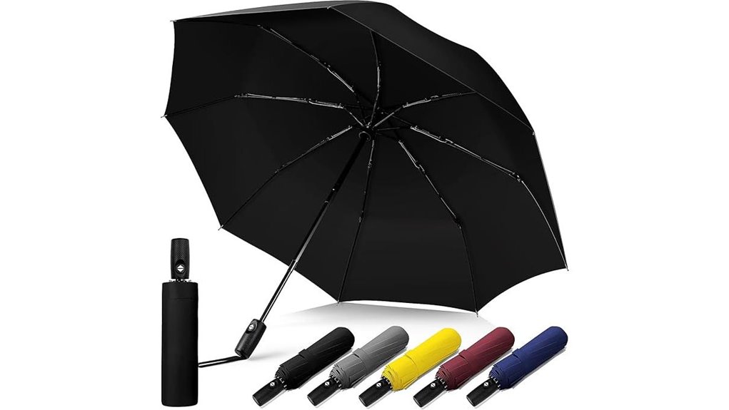 windproof compact 8 rib umbrella