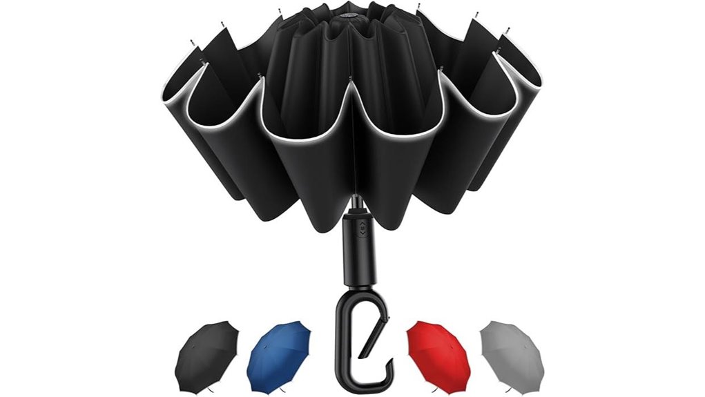 Travel Umbrellas That Withstand Windy City Gusts 14 windproof compact automatic umbrella
