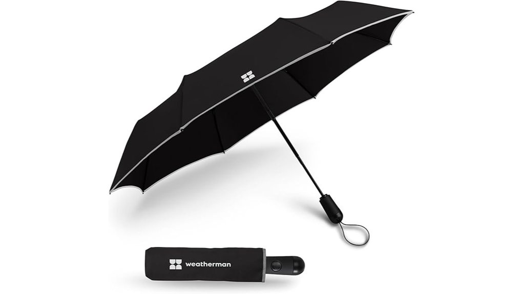 windproof compact travel umbrella