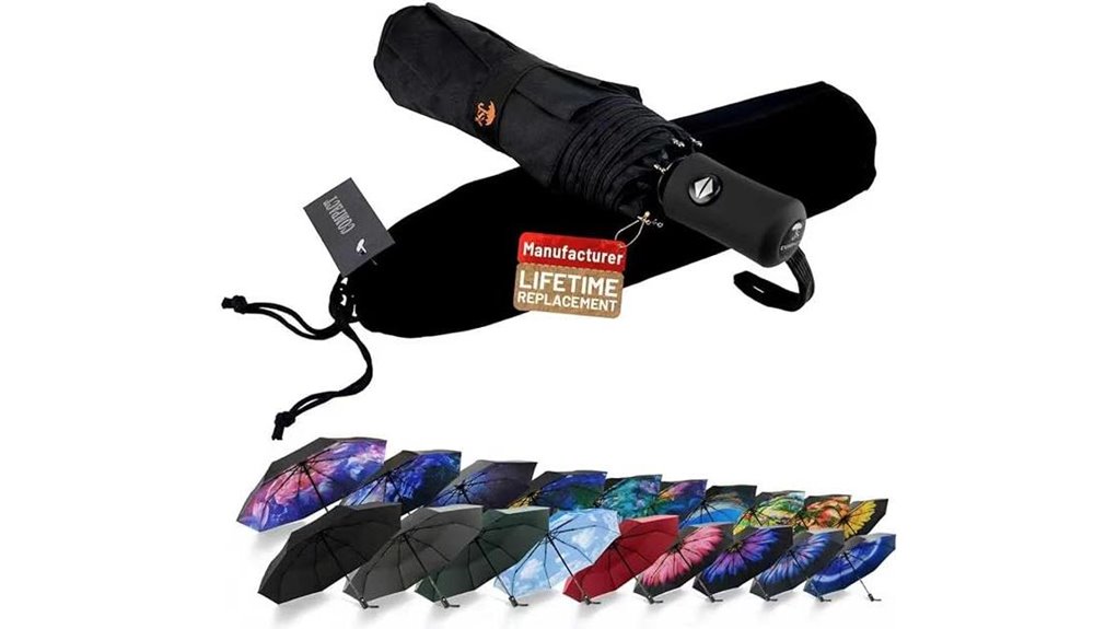 Travel Umbrellas That Withstand Windy City Gusts 1 windproof compact uv umbrella