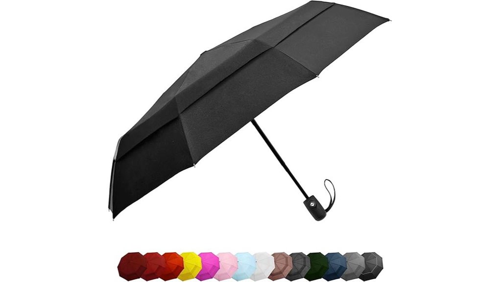 windproof lightweight travel umbrella