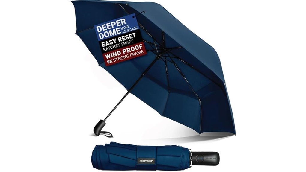windproof pop up travel umbrella