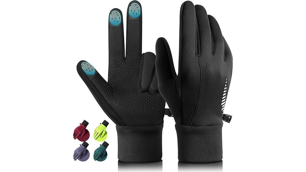 windproof winter gloves touchscreen