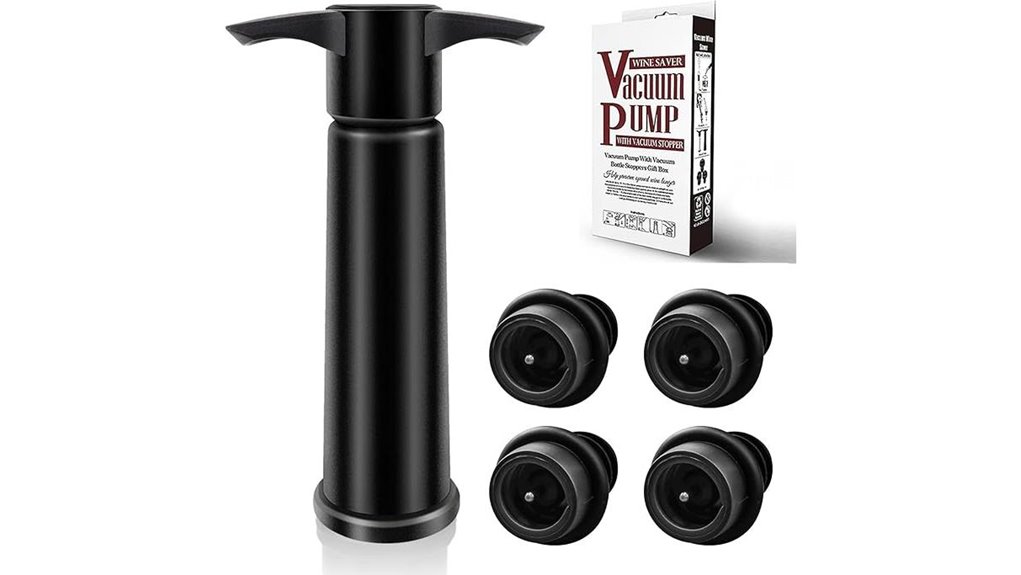 Best Vacuum Wine Stopper Set You Can Trust 14 wine saver 4 stopper pump