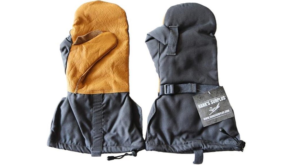 Travel Mittens With Removable Liners for Versatile Warmth 8 winter fleece leather wool