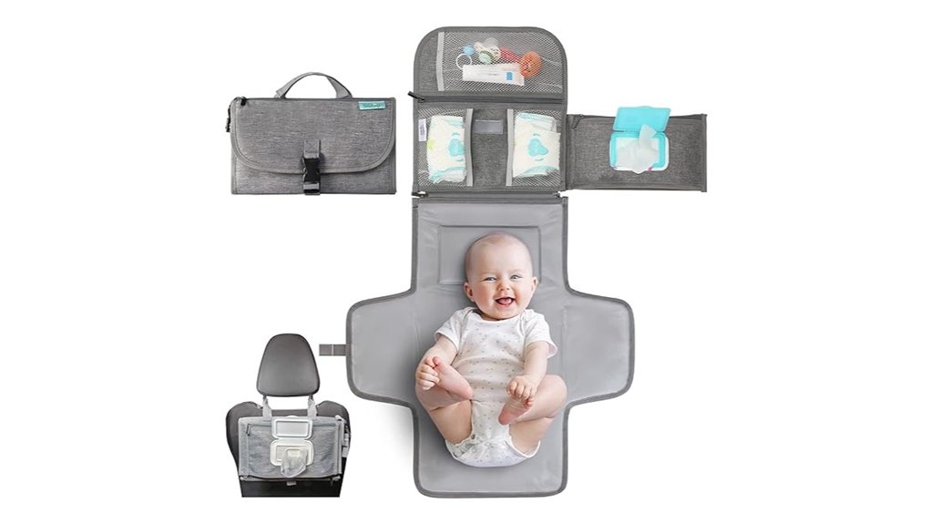 Portable Diaper Changing Pads That Keep Your Baby Clean 15 wipe ready portable diaper pad