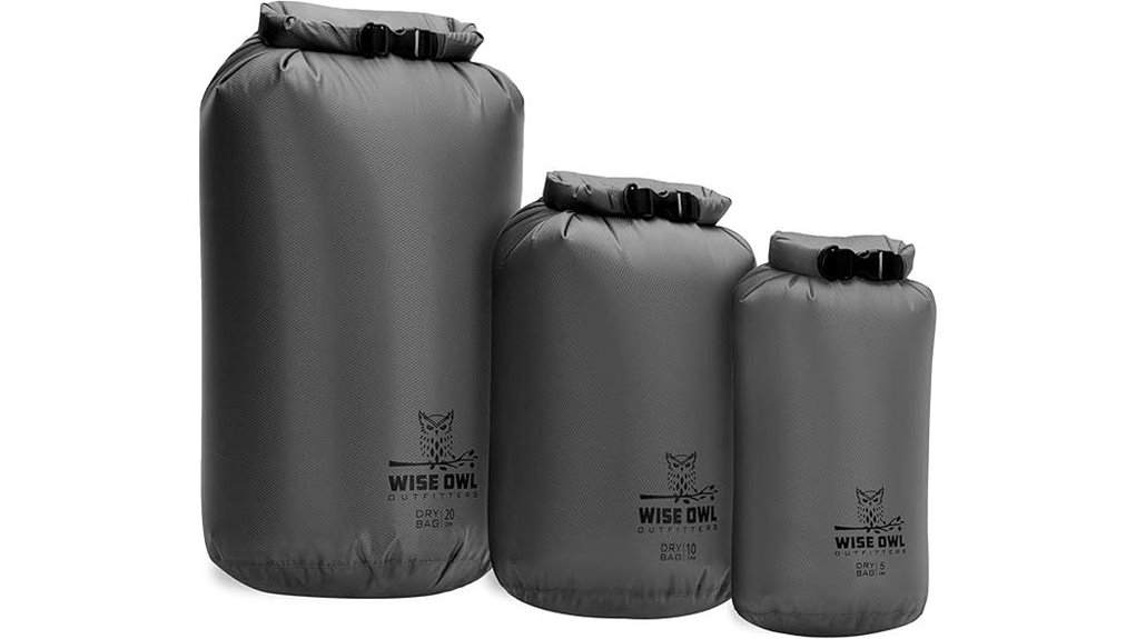 Best Dry Bags for Travel: Beach, Boat, and Waterfall Adventures 4 wise owl 3 pack waterproof