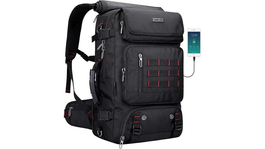 Carry‑On Duffels with Backpack Straps for Air Travel 8 witzman airline carry on backpack