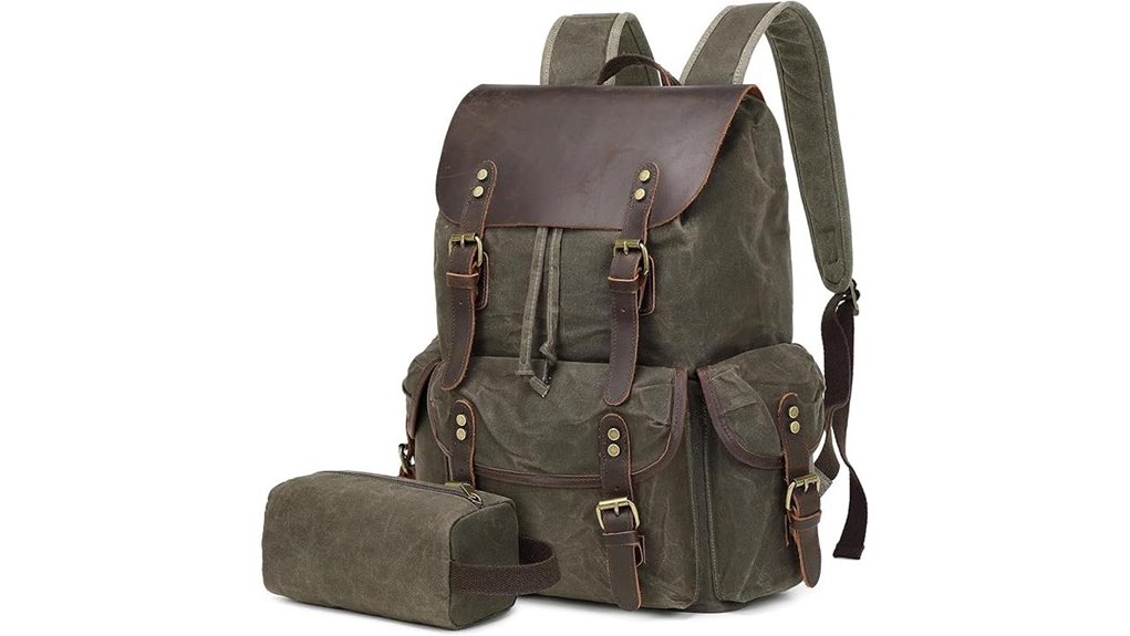 wogarl canvas laptop backpack