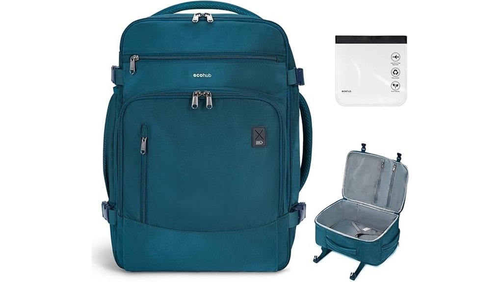 women airline approved travel backpack