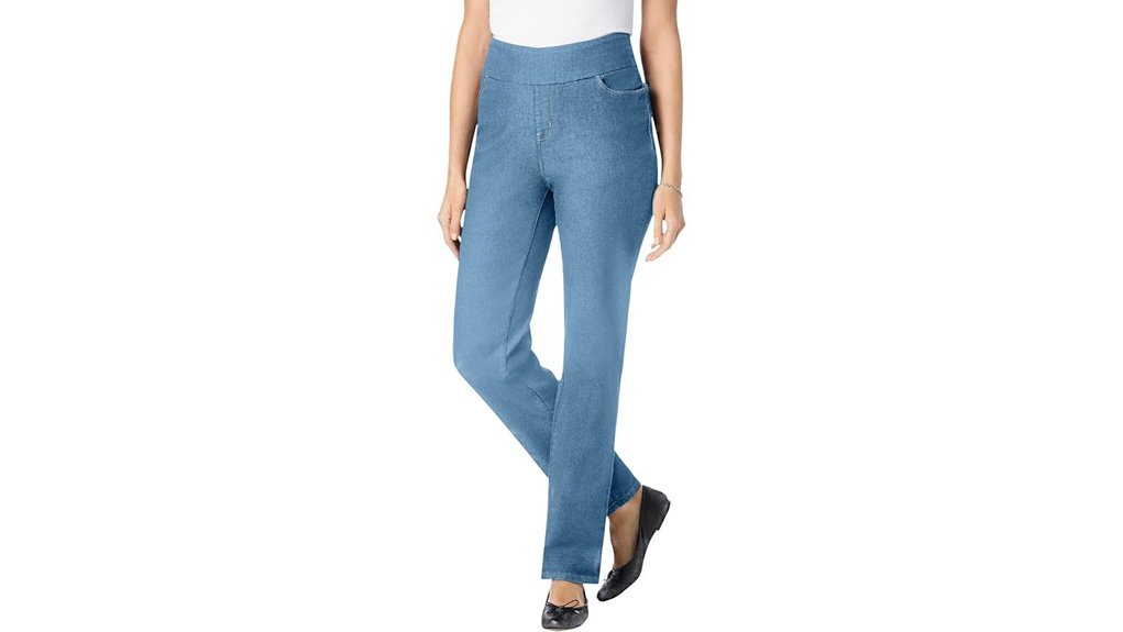 Travel-Friendly Jeans With Stretch Keep You Comfortable All-Day 7 women plus size pull on jeans