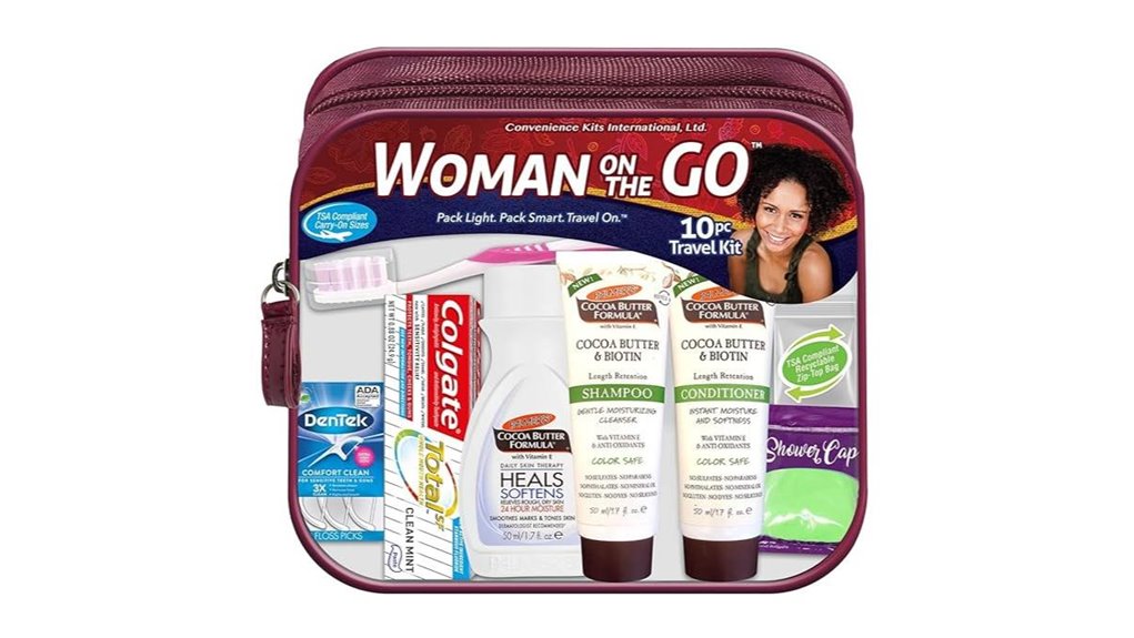 Best Mini Grooming Kits for Travel (TSA-Friendly) Packable 6 women s 10 piece grooming kit