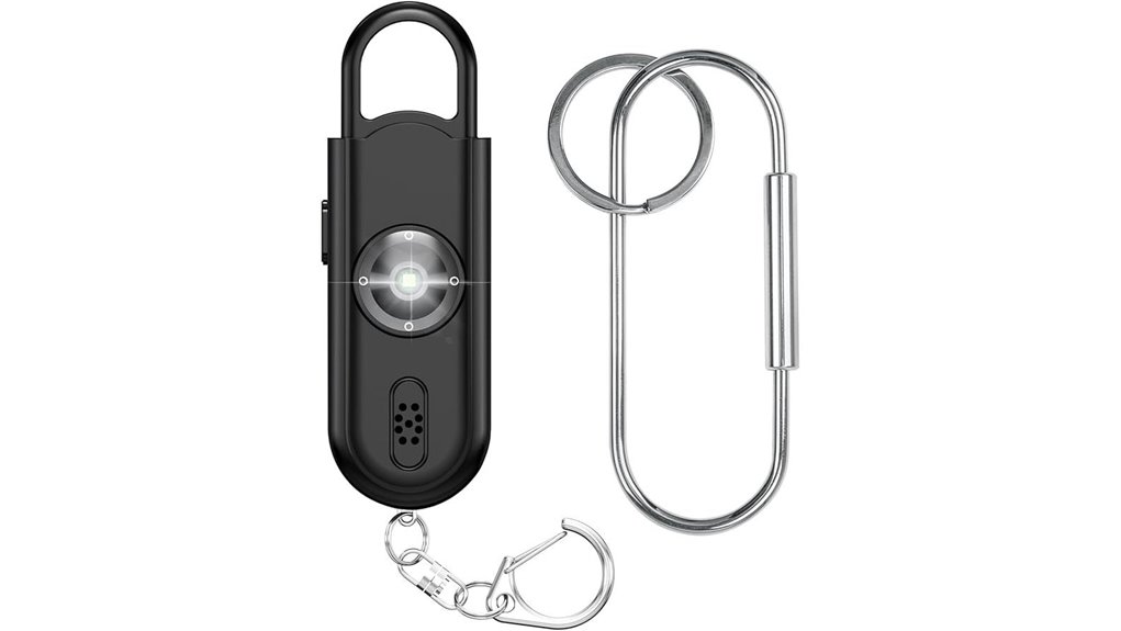 The Best Personal Safety Alarms for Easy Pull Travel 14 women s 130db led keychain