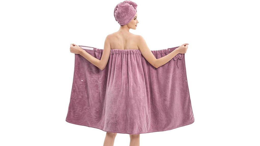 women s adjustable spa wrap
