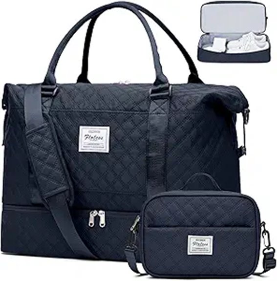 women s duffel with compartments