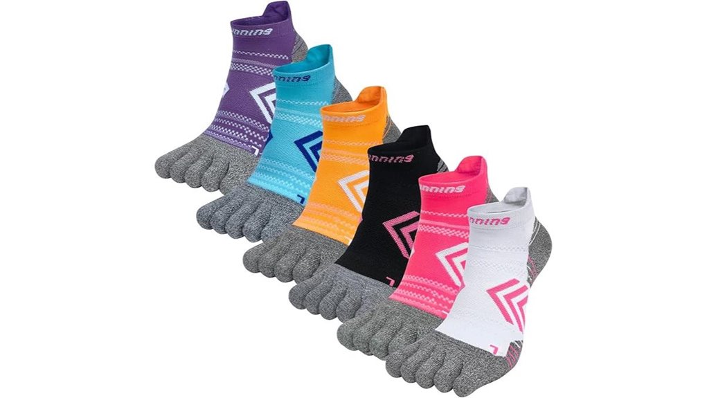 Top Toe Socks (Anti-Blister) That Keep Feet Blister-Free 11 women s five finger no show socks