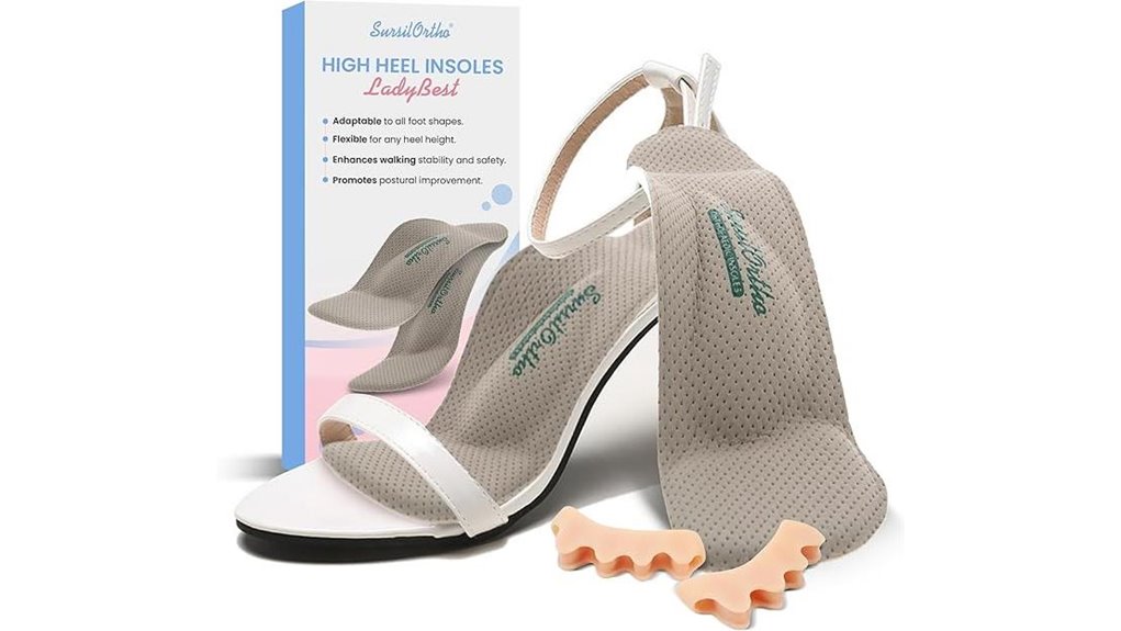 Best Insoles for Travel (Arch vs Heel) That Ease Your Feet 5 women s medical grade heel insoles