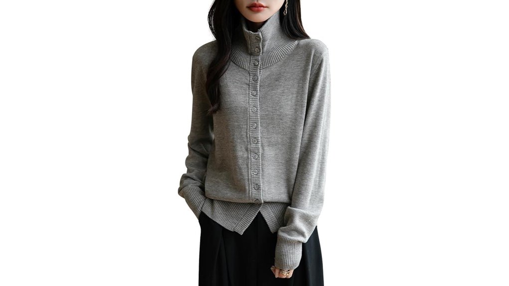 Odor‑Resistant Merino Cardigans That Make Travel Effortless 15 women s merino mock neck