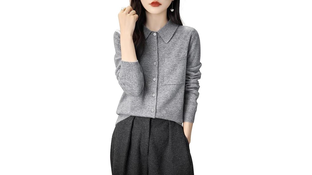 Odor‑Resistant Merino Cardigans That Make Travel Effortless 3 women s merino polo cardigan