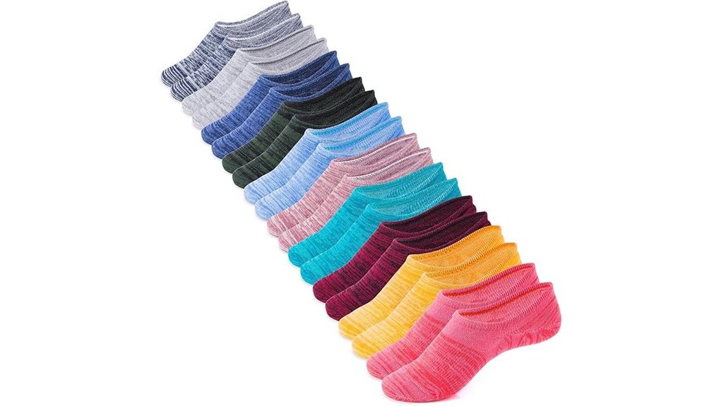 No-Show Socks That Don’t Slip (Travel Packs) SlipFree While You Go 10 women s no show athletic socks