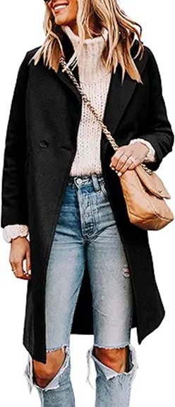 women s notch lapel coat