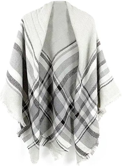 women s plaid warm scarf