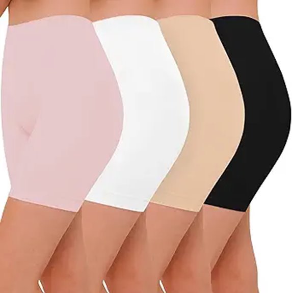 women s seamless anti chafing cotton
