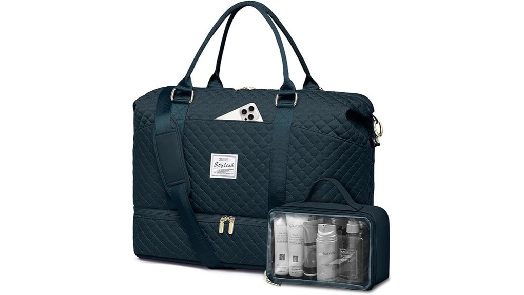 Must-Have Weekender Bags with Separate Wet Pockets (Swim-Ready) 10 women s teal travel duffel