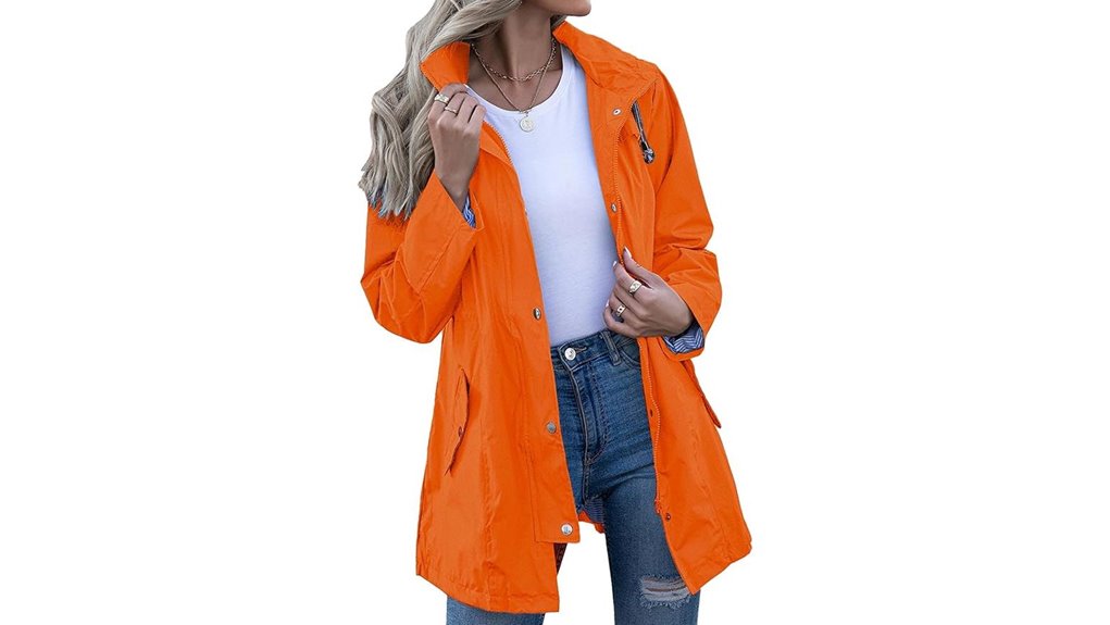 women s waterproof hooded jacket