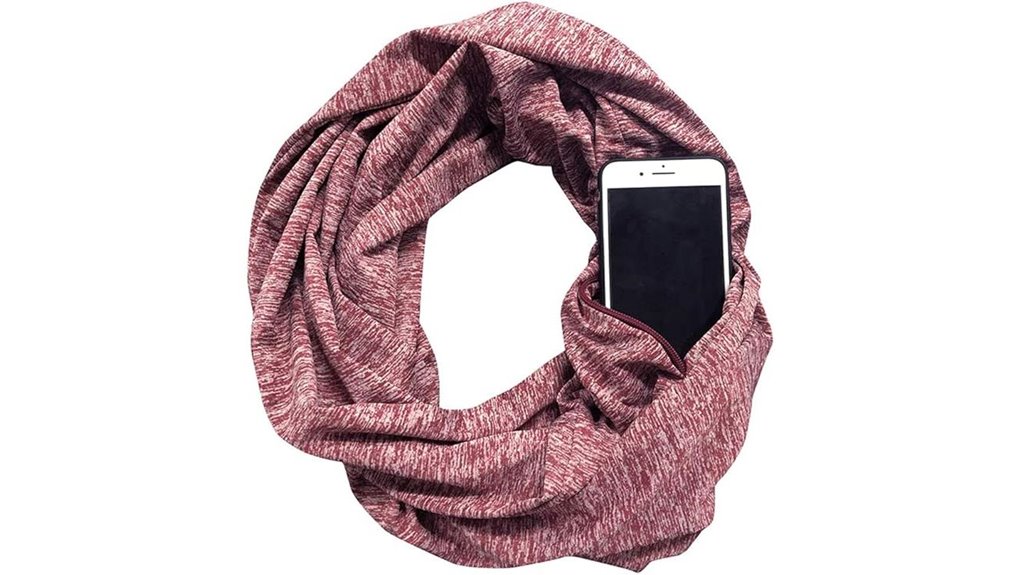 Hidden‑Pocket Scarves Keep Lightweight Items While You Travel 14 women s zippable infinity scarf