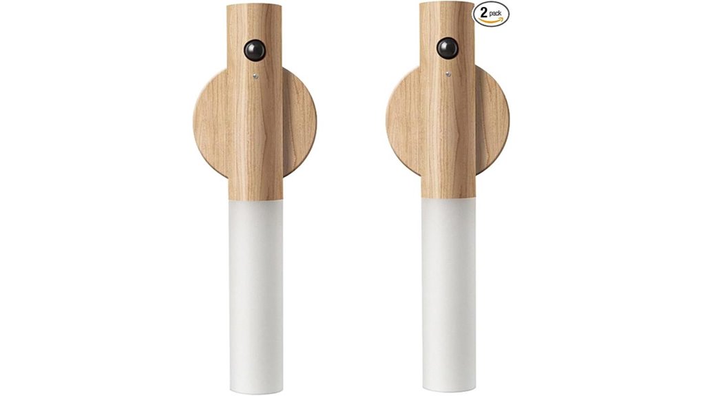 Bedside Motion Sensor Light (Rechargeable) That Keeps You Safe 12 wooden motion sensor lights