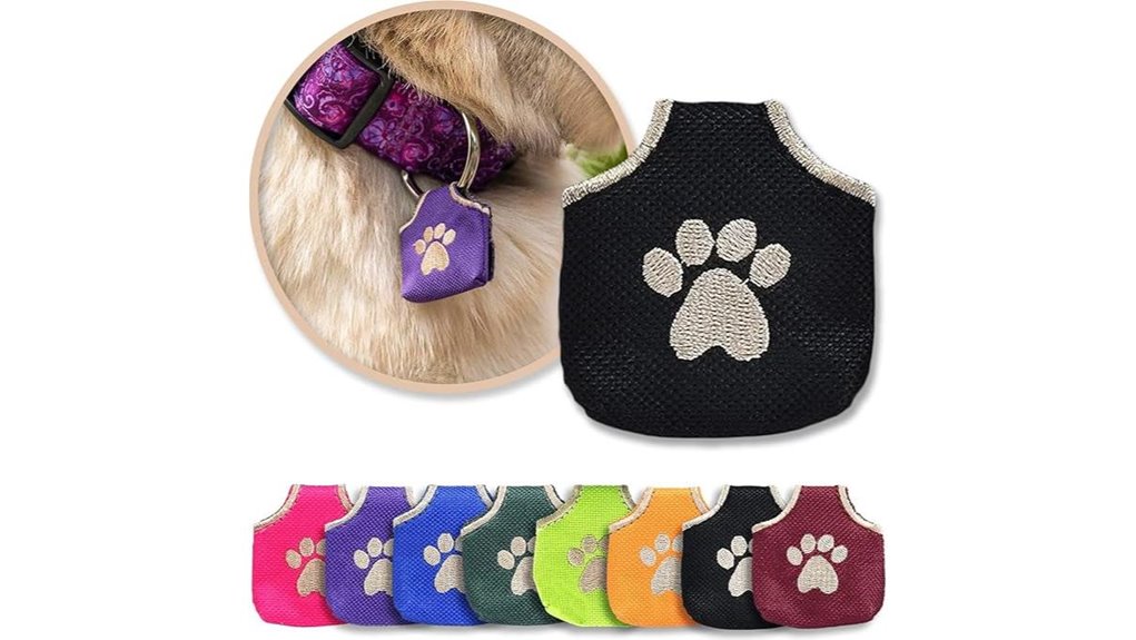 The Best Pet ID Tag Silencers to Keep Your Furry Friend Calm in Hotels 9 woofhoof silent black tag