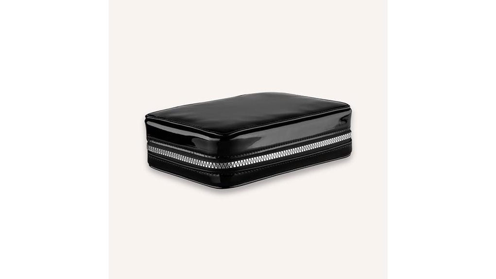 Top Spillproof Travel Makeup Palettes (Hard Cases) That No Leak 6 woosh black fold out case