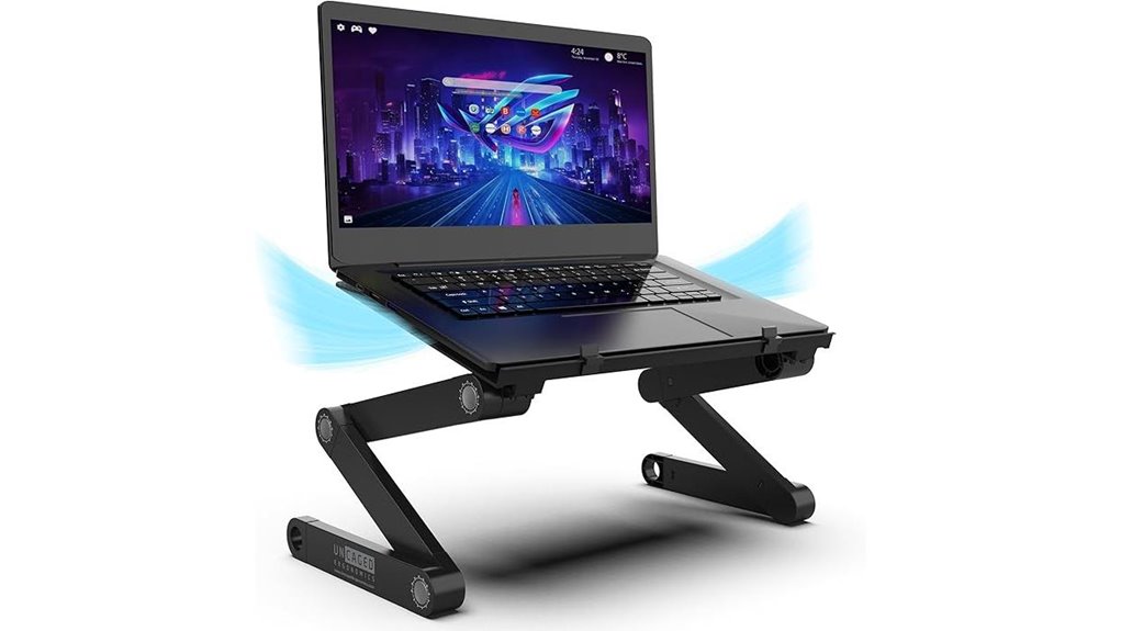 Stable, Portable Laptop Stands for Travel & Work 7 workez ergonomic adjustable riser
